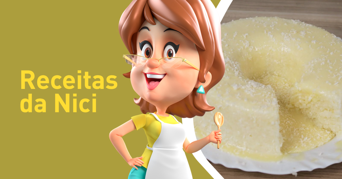 Bolo de Tapioca com Calda de 4 Leites