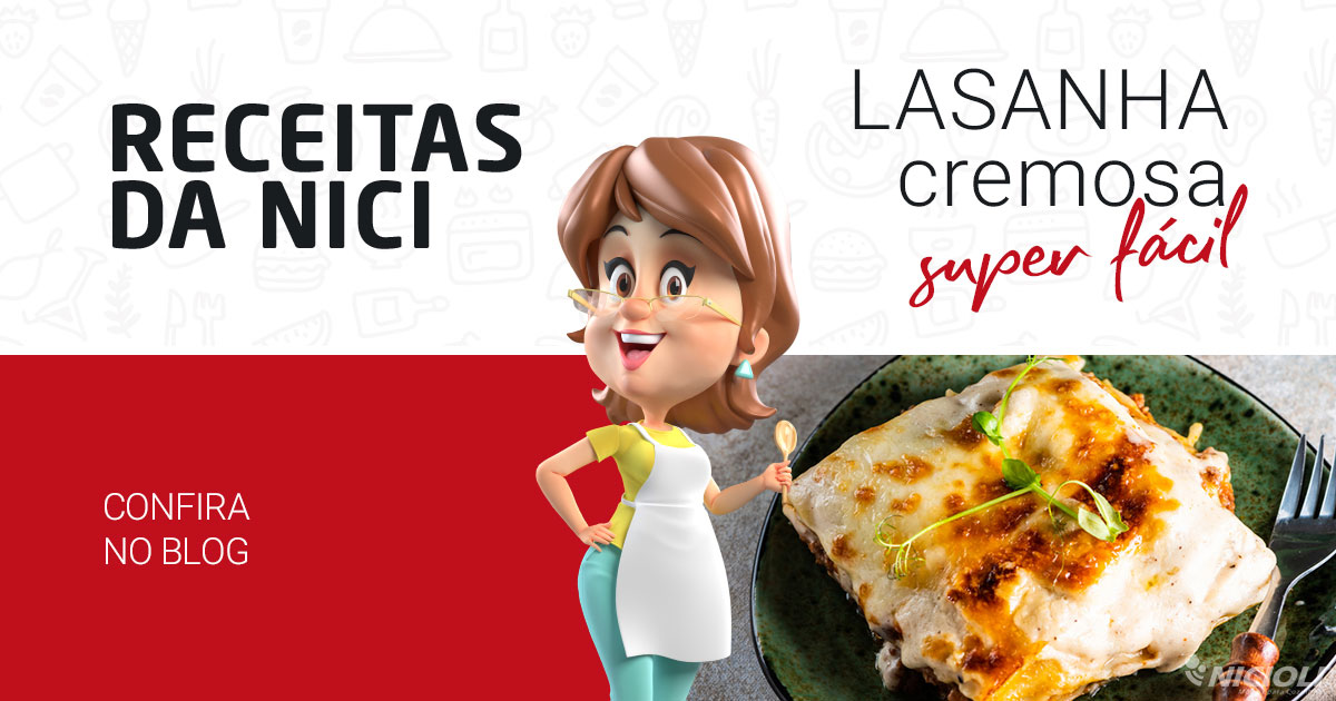 Lasanha Cremosa Super Fácil